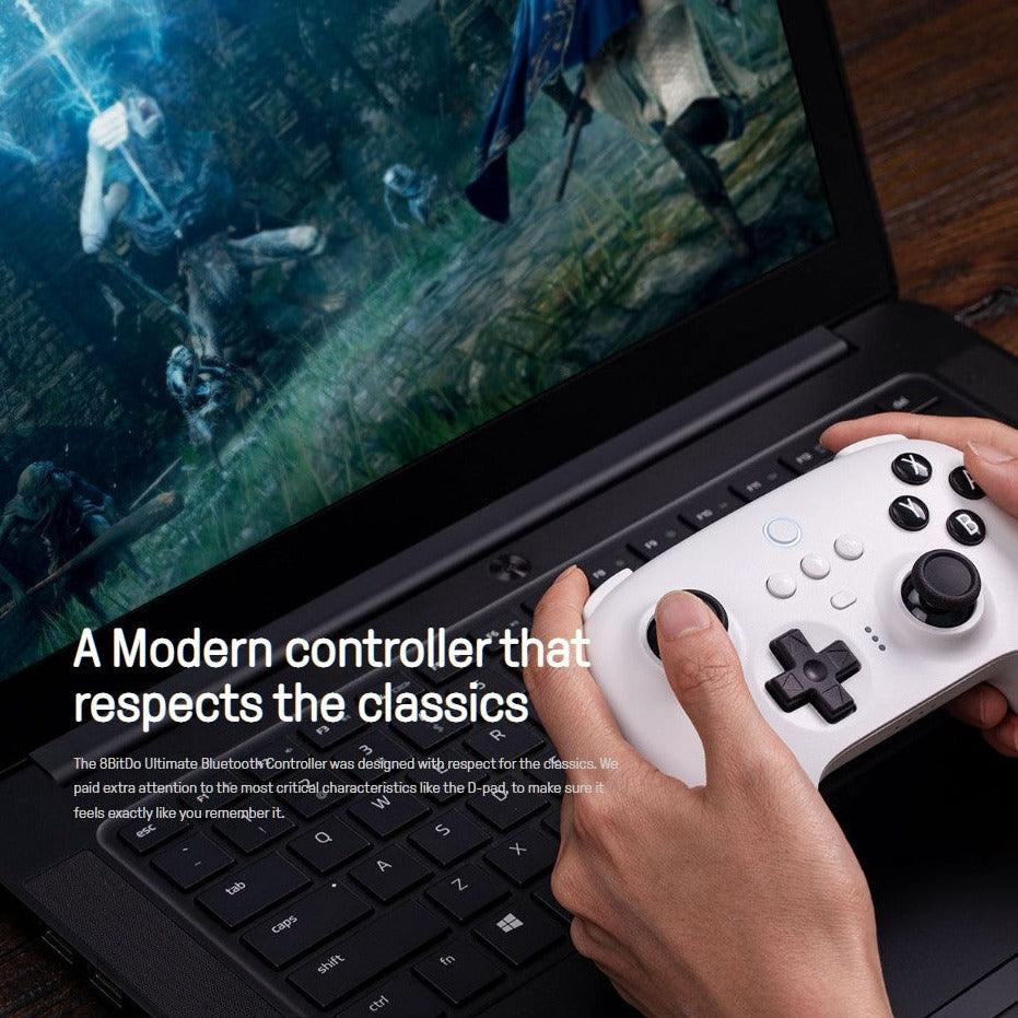 Ultimate Bluetooth 2.4G Gaming Controller with Charging Dock: for Switch, Windows PC, Steam, Android, Ios